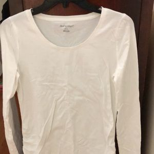 White long sleeve bump start shirt